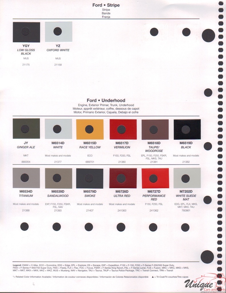 2014 Ford Paint Charts Rinshed-Mason 6